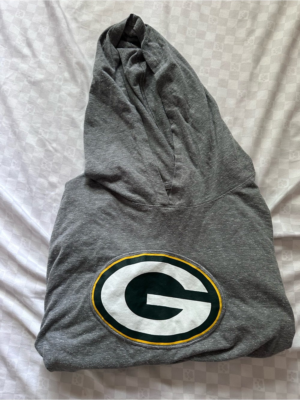 Fanatics Gray Speckled Hooded Pullover